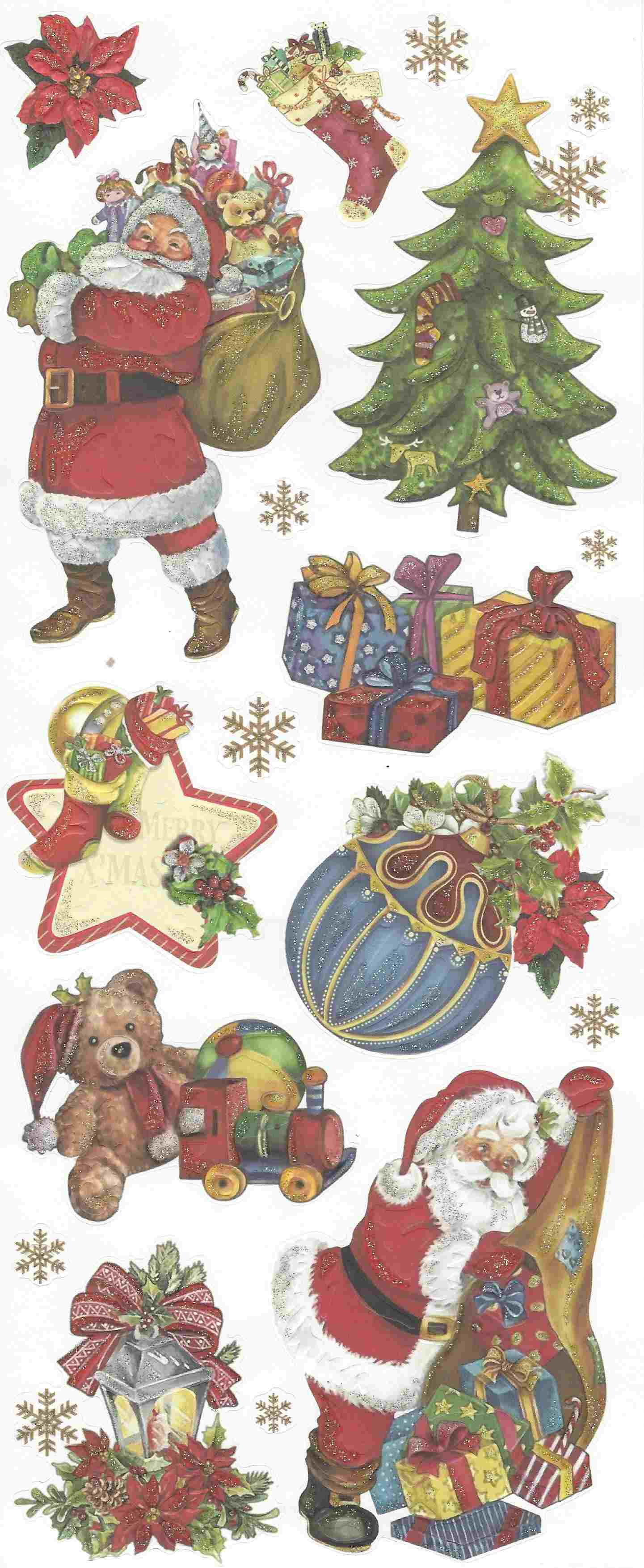 Naklejki tłoczone święta BN CLX19 Brewis